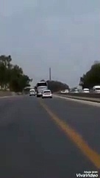 Motorway Police opens fire at passenger bus