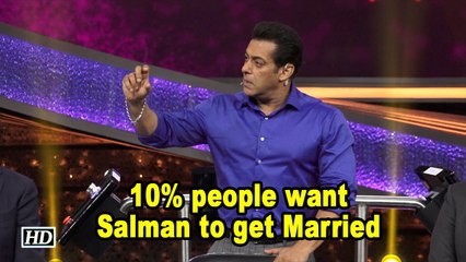 10 Percent of People Want Salman Khan to Get Married | 10 Ka Dum 3