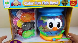 Peces de Colores - Color Fun Fish Bowl a Fun Way to Learn | Juguetes Interivos