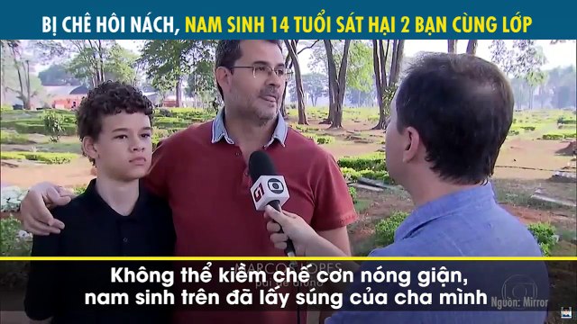 Bị chọc hôi nách bốc mùi, nam sinh dùng súng sát hại 2 bạn cùng lớp ngay trong trường học