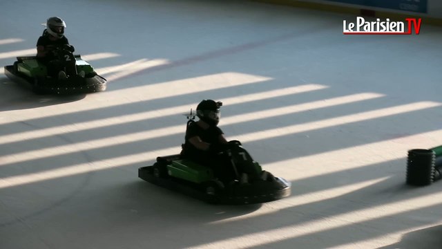 Du karting sur glace à Cergy-Pontoise