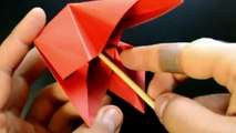 Origami: Rosa Simples / Flor Prison Break - Instruções em Português PT-BR