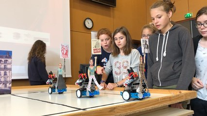 Robofesta : Victoire des filles du collège Duguay-Trouin de St-Malo
