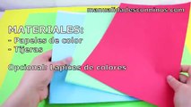 DIY MINI CUADERNOS / LIBRETITAS - 1 hoja de papel, sin pegamento - Manualidades de papel en 1 minuto
