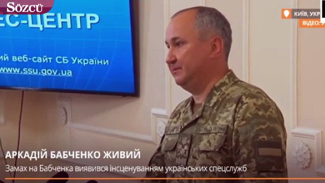 Öldü zannedilen Ukraynalı gazeteci canlı yayına çıktı