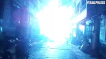 Power Line Explosion Looks Like Fireworks Display