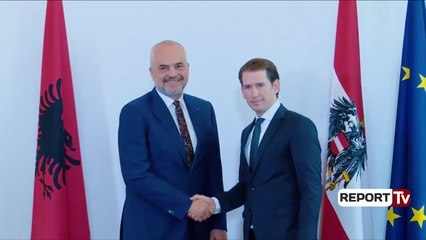 Report Tv - Emigrantët nga Lindja, Kurz-Ramës: Blindoni kufirin, BE mbështetje financiare