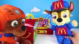Help Paw Patrol Pup Chase Save Happy Meal Slimed by Boss Baby and Get Surprise Toys | Ellie Sparkles