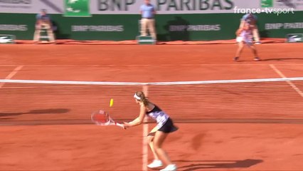 Roland-Garros : Alizé Cornet solide au filet !