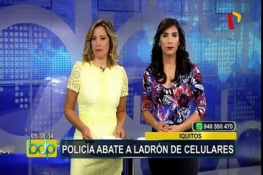 Iquitos: balacera entre policías y delincuentes deja un muerto
