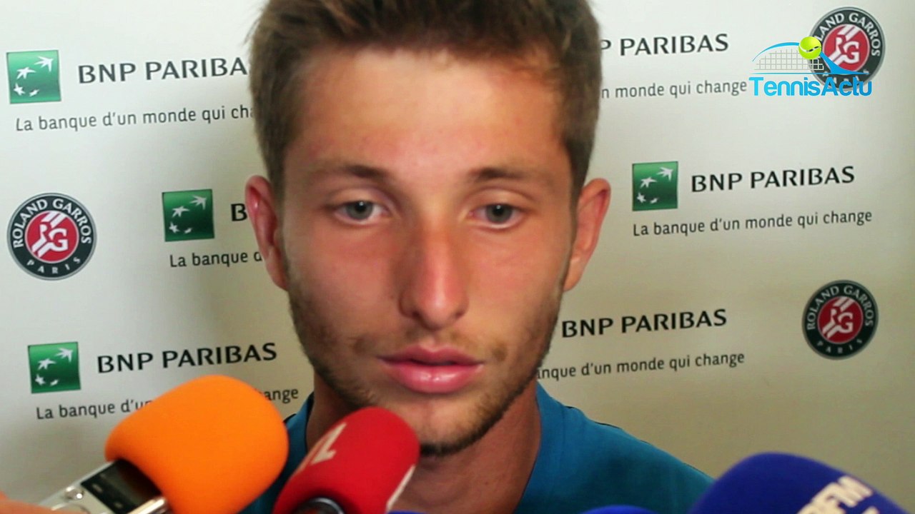 Roland-Garros 2018 - Corentin Moutet : "79 000 euros ? J'ai pas le permis donc je vais pas m'acheter une voiture"