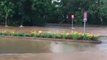 Roads Closed in Asheville, North Carolina, as River Floods