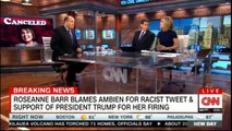 Roseanne Barr blames ambien for racist tweet & support of President Trump or her firing. #Breaking