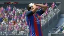 Barcelona vs Real Madrid | La Liga, Camp Nou (Clasico Diciembre 3, 2016) | FIFA 17 Simulacion