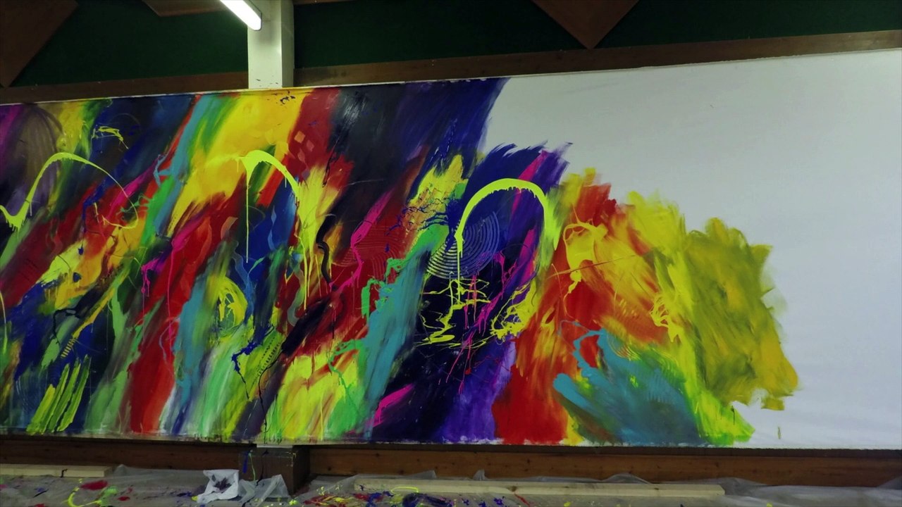 ABSTRACTION LYRIQUE FANTASIA 2018 ARTISTE PEINTRE JF BRIVAUD