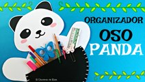 KAWAII DIY, Manualidades KAWAII FÁCILES DE PANDA, Organizador OSO PANDA, Panda kawaii, Reciclaje