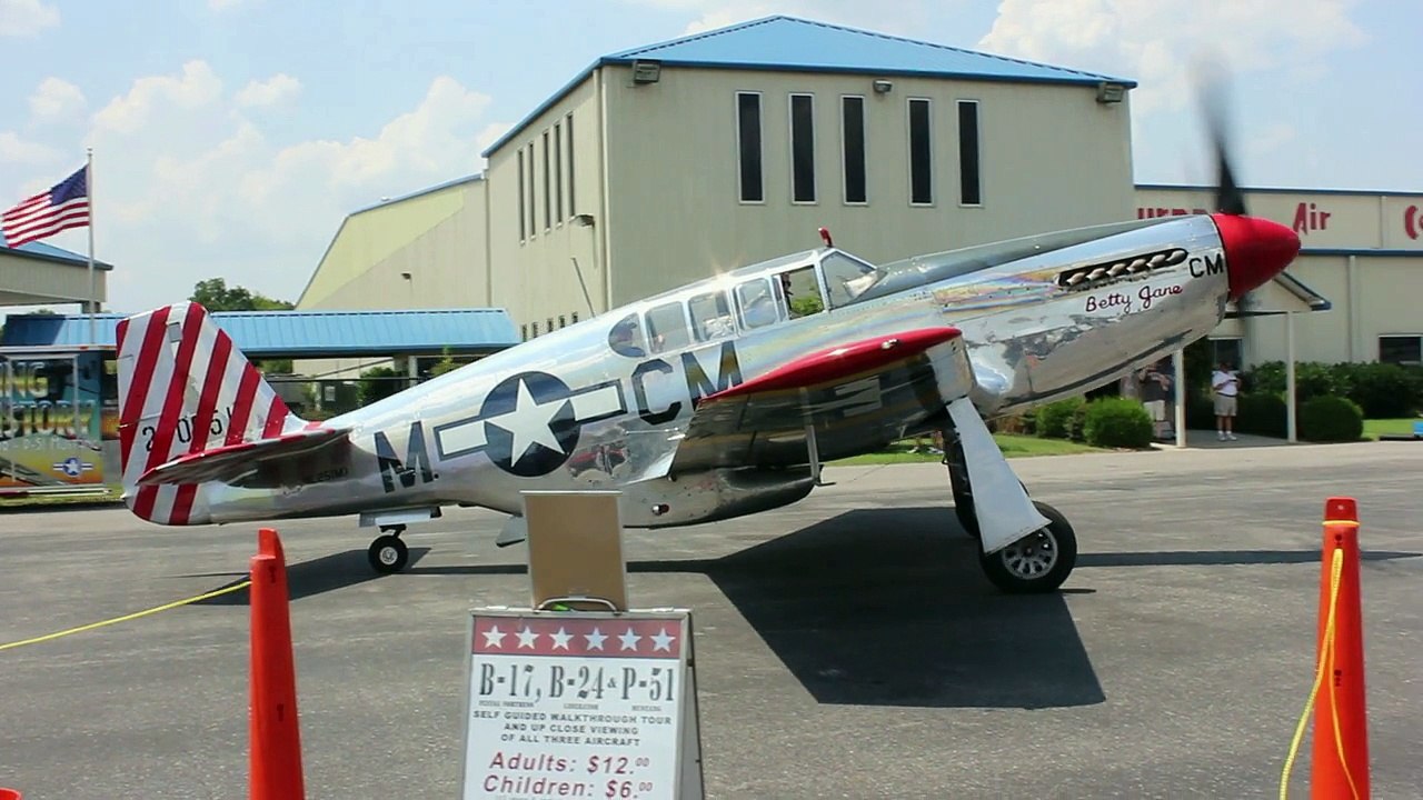 TP-51C "Betty Jane" starting up on 8/2 in Smyrna, TN