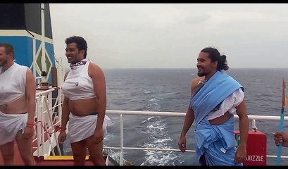 Equator Crossing Celebration On Ship