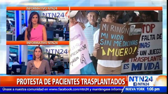 Pacientes trasplantados exigen al Seguro Social venezolano distribuir medicamentos