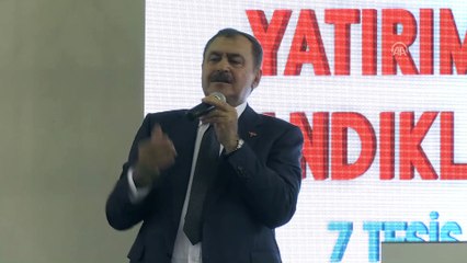 Bakan Eroğlu: 'Bunların işi yıkmak, bizim işimiz yapmak' - AFYONKARAHİSAR