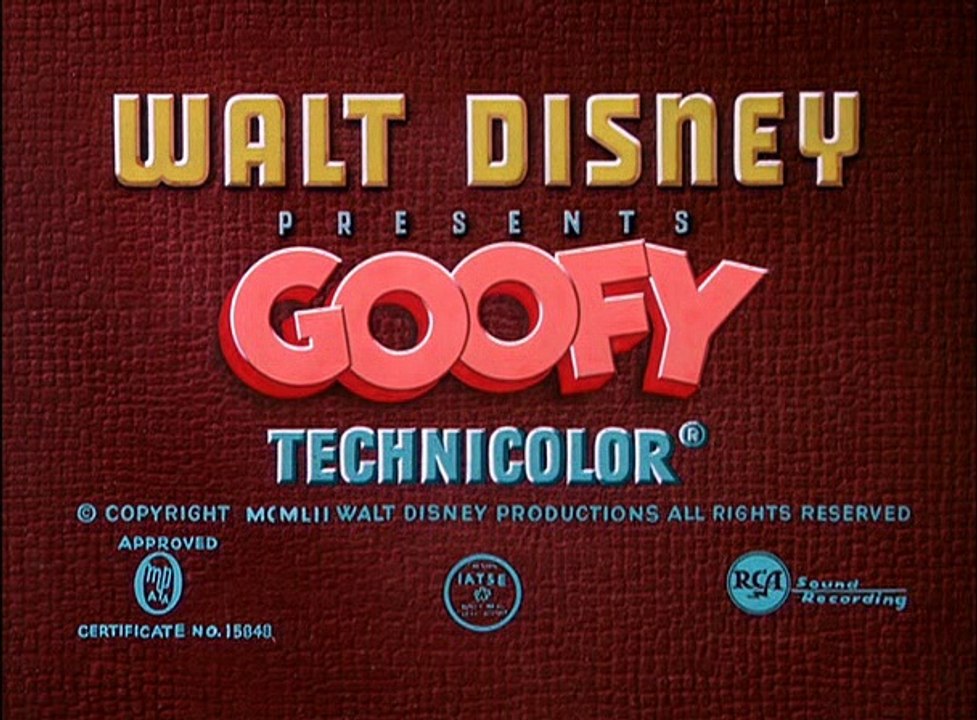 Goofy - How to be a Detective  (1952)