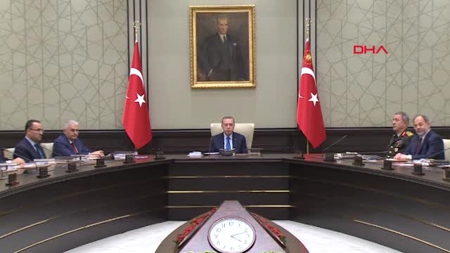 Milli Güvenlik Kurulu, Cumhurbaşkanı Erdoğan Başkanlığında Toplandı