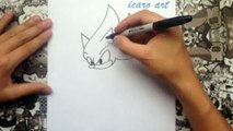 Como dibujar a súper sonic | how to draw super sonic