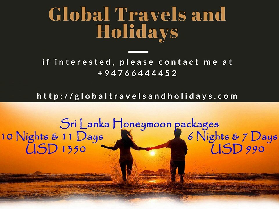 Sri Lanka Honeymoon Packages