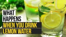 What Happens to Your Body When You Drink Lemon Water