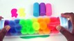 Learn Colors Kinetic Sand Chest Blocks Play Doh Disney Princess Molds Modelling Clay