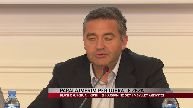 Paralajmërim për ujërat e zeza - News, Lajme - Vizion Plus