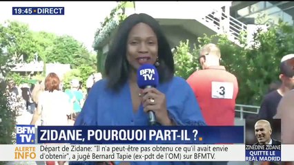 Zidane: "C’est un grand champion, il sait partir la tête haute", réagit Laura Flessel