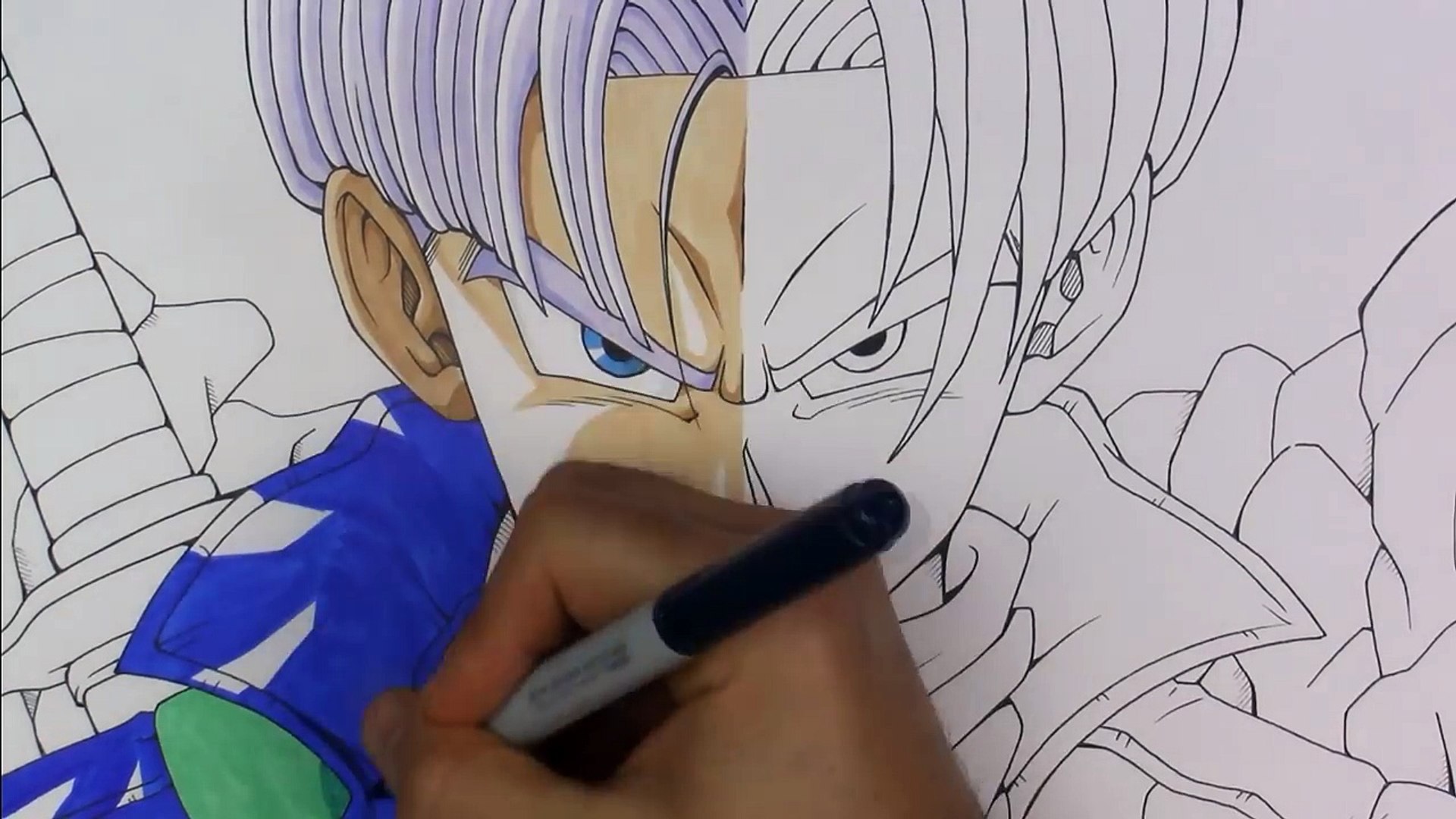 Amazing Speed Drawing Goku Manga [HD] - Video Dailymotion