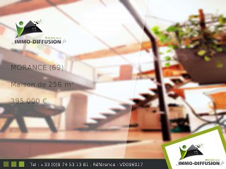 Maison A vendre Morance 256m2 - Centre village