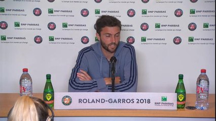 Roland Garros - Simon: "Très heureux d'avoir pu retourner cette situation"