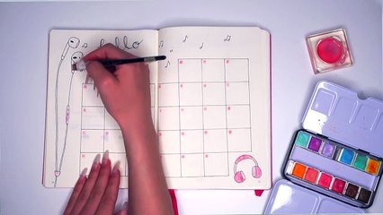 BULLET JOURNAL JUNI 2018! Music theme | Mina Jacobsen
