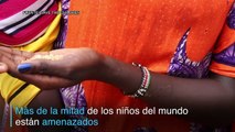 Unos 1.200 millones de niños amenazados por pobreza y guerra