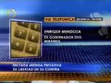Mendoza habla en Globovision
