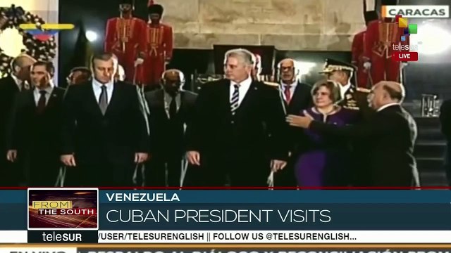 Cuban President Diaz-Canel Visits Venezuela