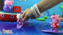 Peppa Pig Vacaciones en el mar Holiday by the Sea Playset - Juguetes de Peppa Pig