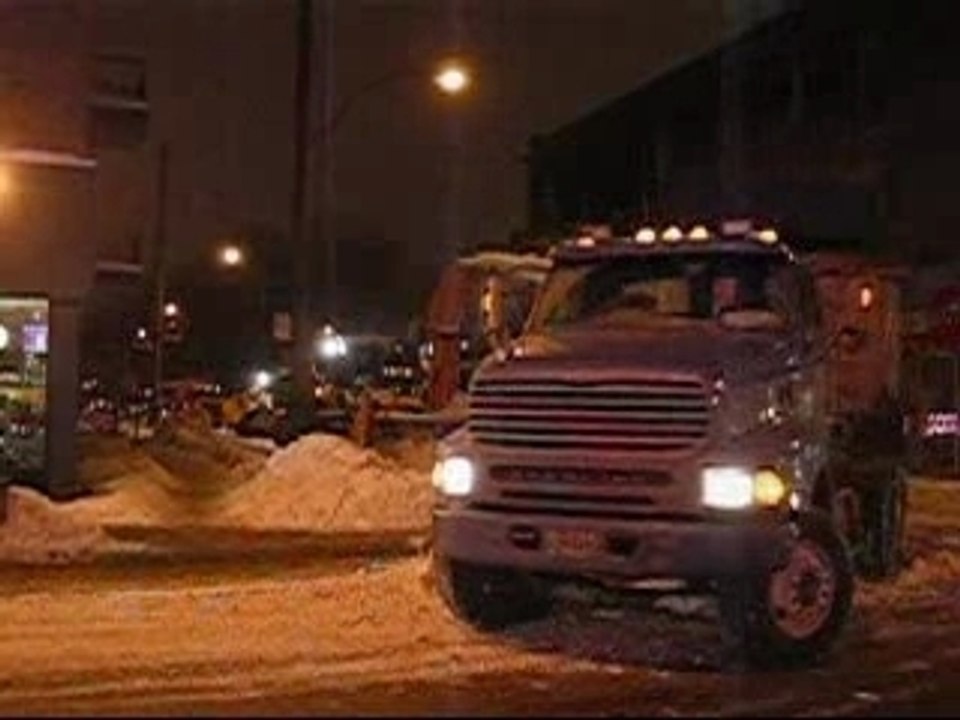 Déneigeuse à Montréal