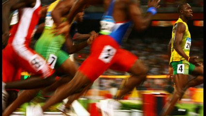 Olympic legend Usain Bolt tries his hand at football