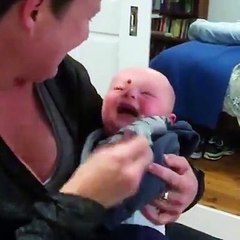 Little baby cute laughing