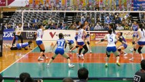 PFU 江畑幸子 Yukiko Ebata vs 岡山 2nd Set 2017.01.29