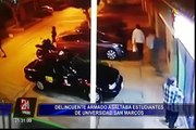 Cercado de Lima: capturan a sujeto que asaltaba a estudiantes cerca de Universidad San Marcos