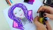 DISNEY DESCENDANTS Back to sChOOL Highlighter Set. Learn How to draw MAL and EVIE