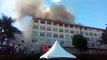 Biko hostel whose largest population are students of Makerere University Business school is on fire. The fire started at 4.13pm from the top floor #monitorupdat