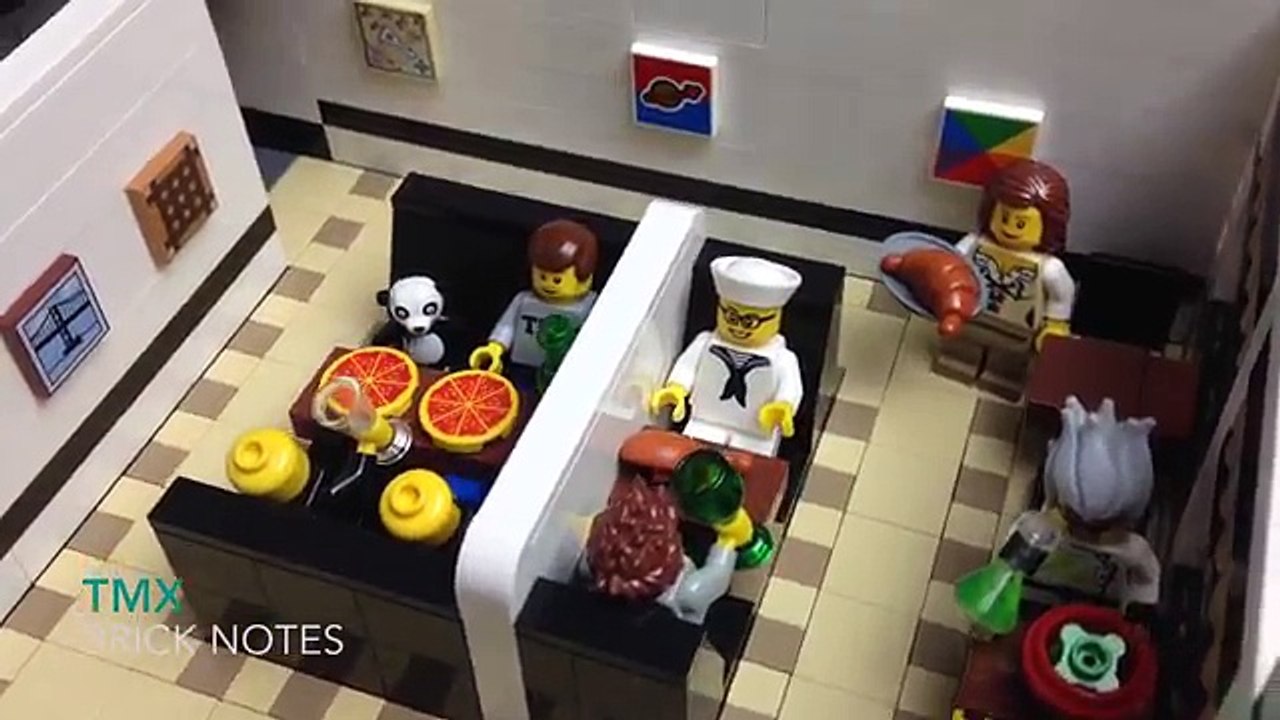 LEGO MOC: Restaurant for my LEGO City