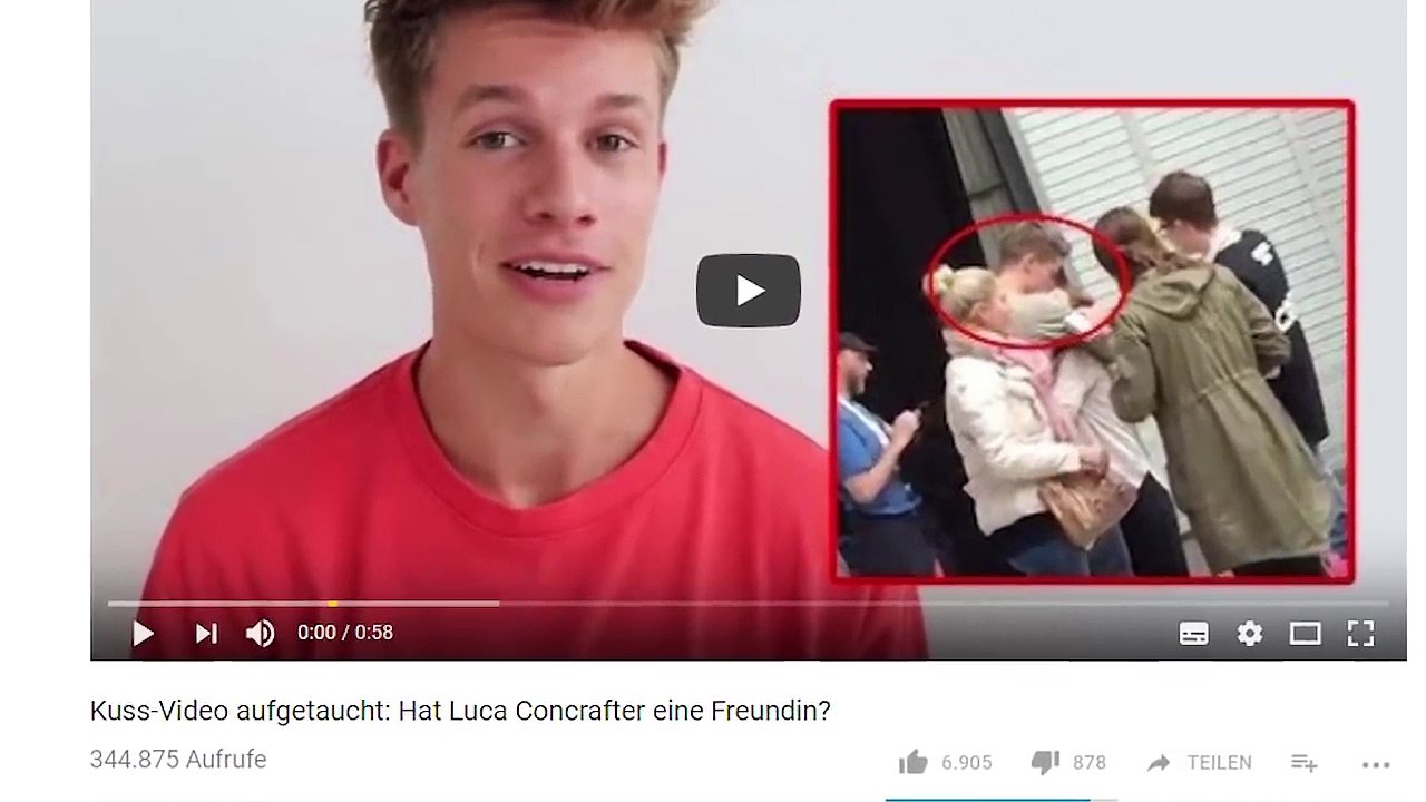 Fans erwischen luca concrafter beim duschen mit seiner freundin