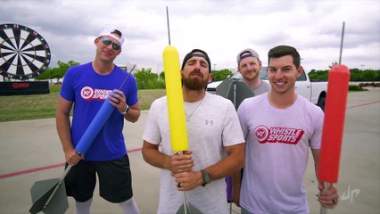 Giant Darts Battle _ Dude Perfect